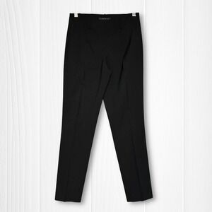 EUC Theory Wool Blend Slim Leg Tailored Trouser Pants Womens Size 2 Black